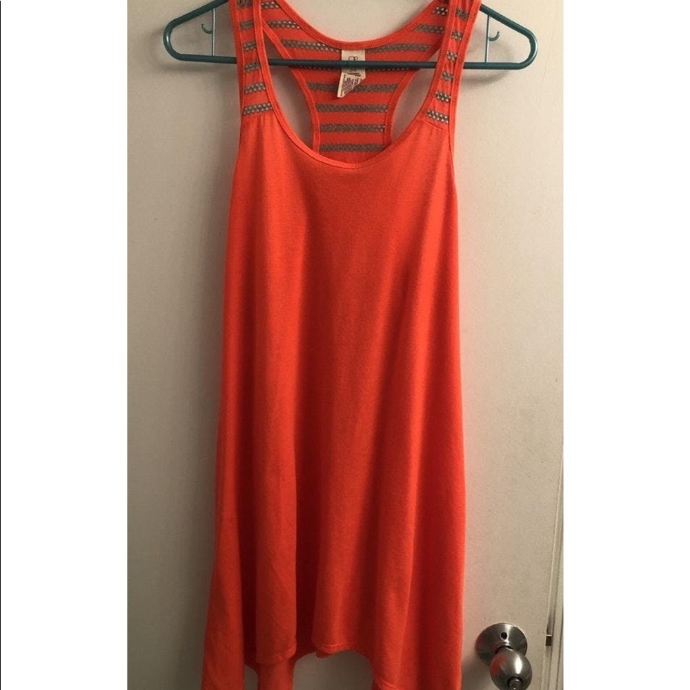 Target coral orange swim cover up